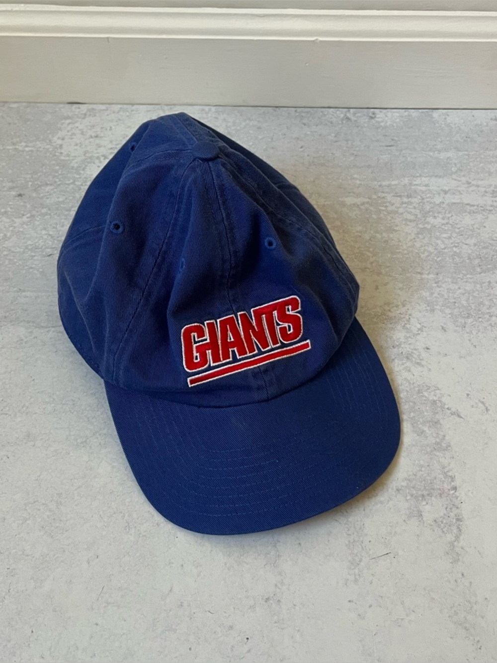 NFL New York GIANTS Football Hat Blue Red Embroidered Lids Officially Licensed